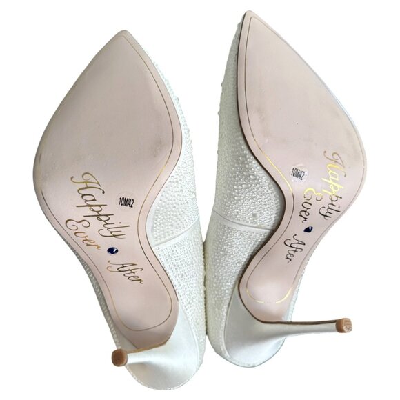 Jessica Simpson Women's Bridal Bride Wedding Heels Shoes Stiletto Size 10 - Picture 16 of 16